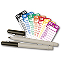 Top Stripe Key Tags
